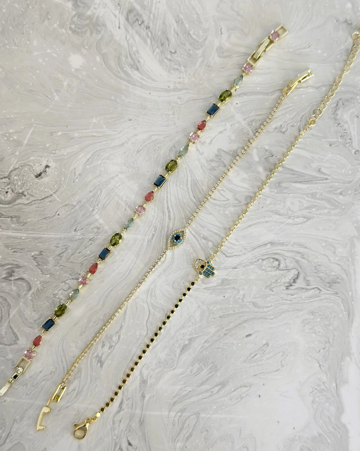 Midnight Charm – Lacivert Nazar Boncuklu Bileklik